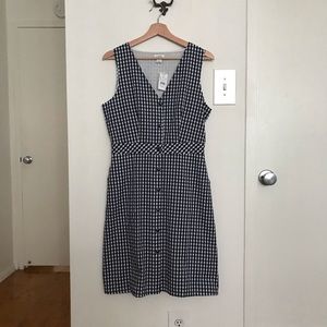 J Crew Factory gingham dress